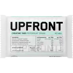 Jumbo Upfront Creatine Tabs Pepermunt 42 stuks aanbieding