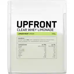 Jumbo Upfront Clear Whey Limoen Munt 300g aanbieding
