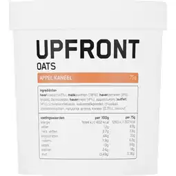 Jumbo Upfront Oats Cup Appel Kaneel 75g aanbieding