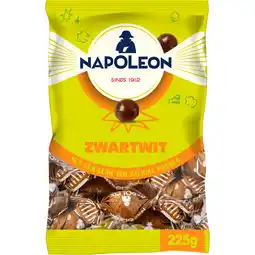 Jumbo Napoleon Zwartwit Echte Salmiak Kogels 225 g aanbieding