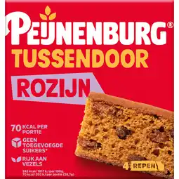 Jumbo Ontbijtkoekrepen Met Rozijnen 115g aanbieding