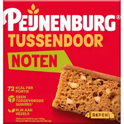Jumbo Peijnenburg Ontbijtkoekrepen Met Noten 115g aanbieding