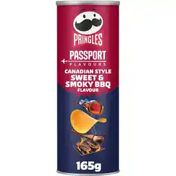 Jumbo Pringles Canadian Style Sweet&Smoky BBQ 165g aanbieding