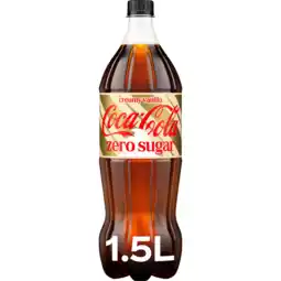 Jumbo Coca-Cola Zero Sugar Holiday Creamy Vanilla 1,5L aanbieding