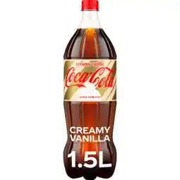 Jumbo Coca-Cola Holiday Creamy Vanilla 1,5L aanbieding