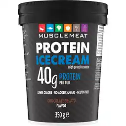 Jumbo Muscle Meat Protein Icecream Chocolate Gelato Flavor 350 g aanbieding