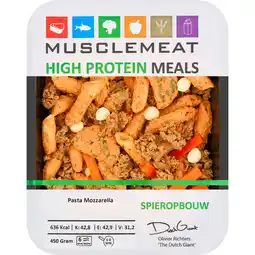 Jumbo Muscle Meat High Protein Meals Pasta Mozzarella 450 g aanbieding
