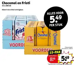 Kruidvat Chocomel en Fristi aanbieding
