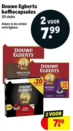 Kruidvat Douwe Egberts koffiecapsules aanbieding