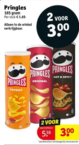 Kruidvat Pringles aanbieding