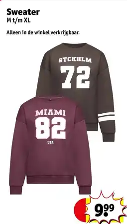 Kruidvat Sweater aanbieding