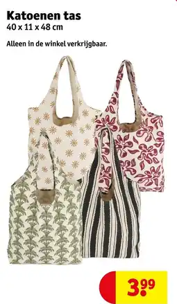 Kruidvat Katoenen tas aanbieding