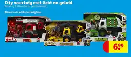 Kruidvat City voertuig met licht en geluid aanbieding