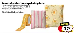 Kruidvat Verzendzakken en verpakkingstape aanbieding