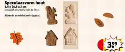 Kruidvat Speculaasvorm hout aanbieding