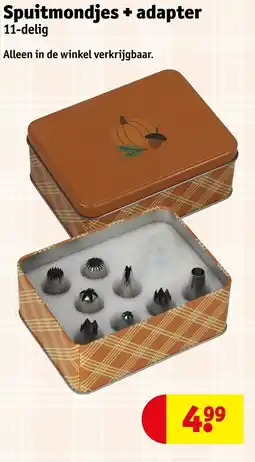 Kruidvat Spuitmondjes + adapter aanbieding