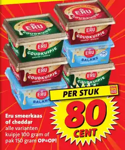 Boni Eru smeerkaas of cheddar aanbieding