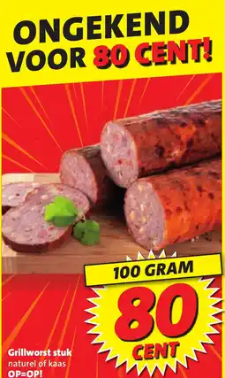 Boni Grillworst aanbieding
