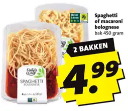 Boni Spaghetti of macaroni bolognese aanbieding