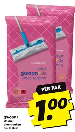 Boni Gwoono Wikkel vloerdoeken aanbieding