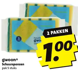 Boni Gwoon schuursponzen aanbieding