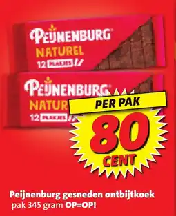 Boni Peijnenburg gesneden ontbijtkoek aanbieding