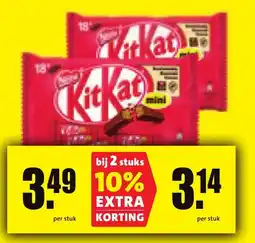 Boni Kitkat mini aanbieding