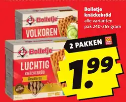 Boni Bolletje knäckebröd aanbieding