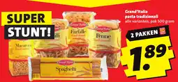 Boni Grand'Italia pasta tradisionali aanbieding