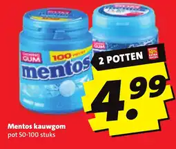 Boni Mentos kauwgom aanbieding