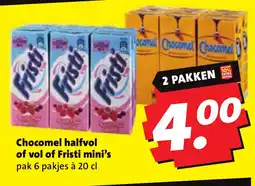 Boni Chocomel of Fristi mini's aanbieding