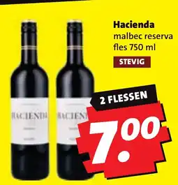 Boni Hacienda malbec reserva aanbieding
