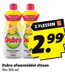 Boni Dubro afwasmiddel citroen aanbieding