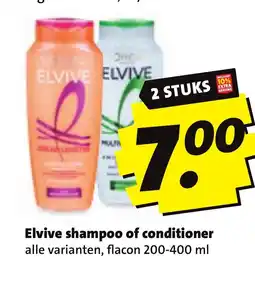 Boni Elvive shampoo of conditioner aanbieding