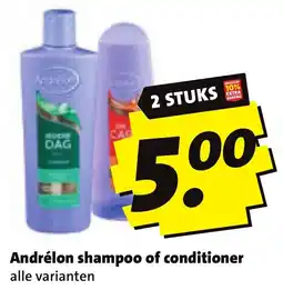 Boni Andrélon shampoo of conditioner aanbieding