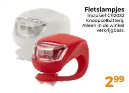 Trekpleister Fietslampjes aanbieding