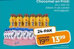 Trekpleister Chocomel en fristi aanbieding