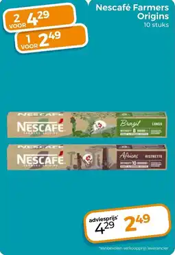 Trekpleister Nescafé farmers origins aanbieding
