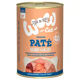 Zooplus Voordeelpakket: 12x400g WOW Cat Adult Kip & Zalm kattenvoer nat aanbieding