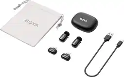 Coolblue Boya Mini 2 Zwart voor Usb C en Lightning aanbieding