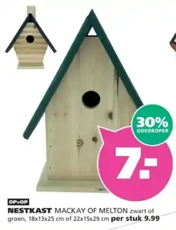 Ranzijn mackay of melton nestkast aanbieding