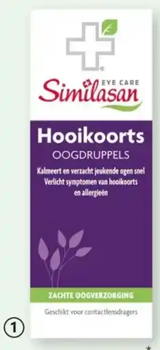 DA Similasan Oogdruppels Hooikoorts aanbieding