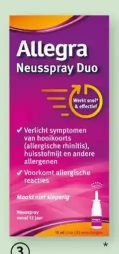 DA Allegra Neusspray Duo aanbieding