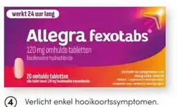 DA Allegra Fexotabs Fexofenadine 120 mg aanbieding