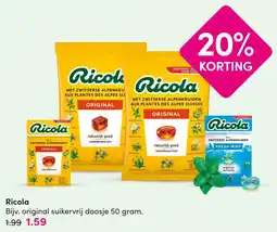 DA Ricola aanbieding
