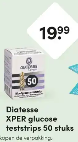 DA Diatesse XPER glucose teststrips aanbieding