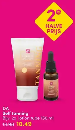 DA DA self tanning aanbieding