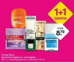 DA L'Oréal Paris Gezichtsreiniging en -verzorging aanbieding