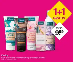 DA Kneipp douche foam relaxing lavendel 200 ml aanbieding