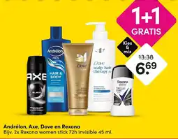 DA Andrélon, Axe, Dove en Rexona aanbieding